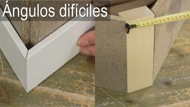 Aprende a crear ingletes en rodapiés de madera en simples pasos