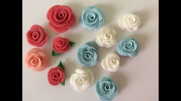 Como hacer flores de ceramica en frio