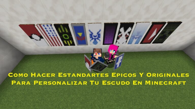 Como hacer estandartes en minecraft