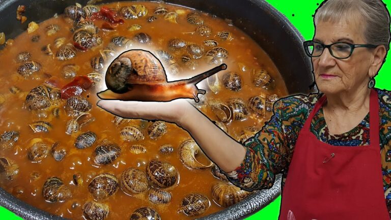 Como hacer caracoles en salsa