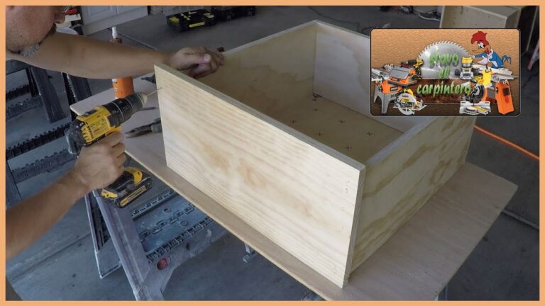 Como hacer cajones de madera f&aacute;cil