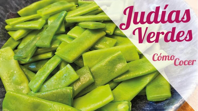 Descubre el secreto para preparar las judías verdes perfectas en casa