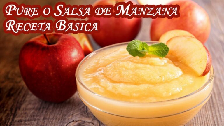 Como hacer salsa de manzana