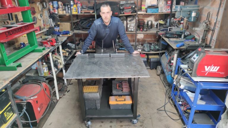 Como hacer mesa para soldar casera