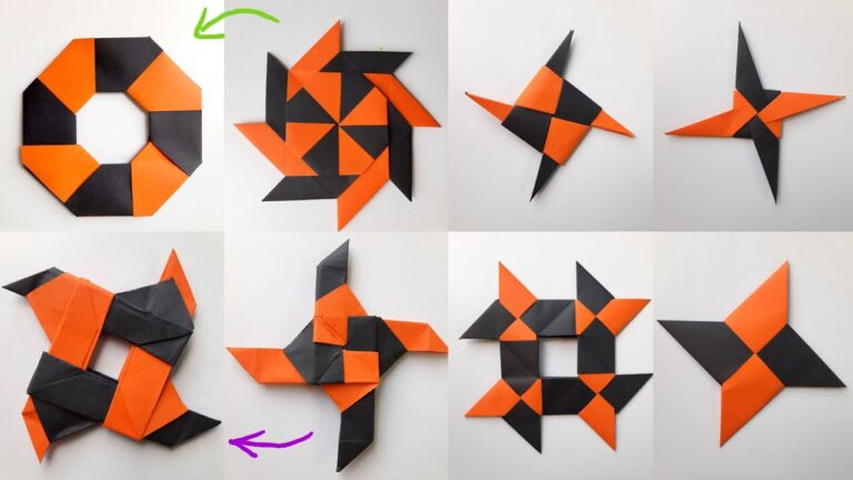 Como hacer cosas de ninja de papel