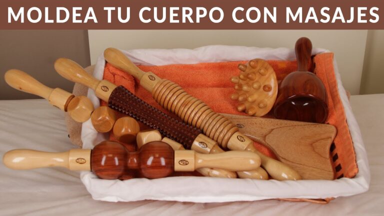 Como hacer masajes con rodillos de madera