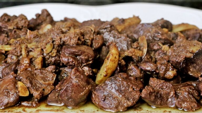 Como hacer higaditos de pollo al ajillo