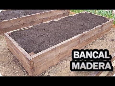 Como hacer bancales de madera