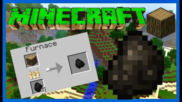 Como hacer carbon vegetal en minecraft