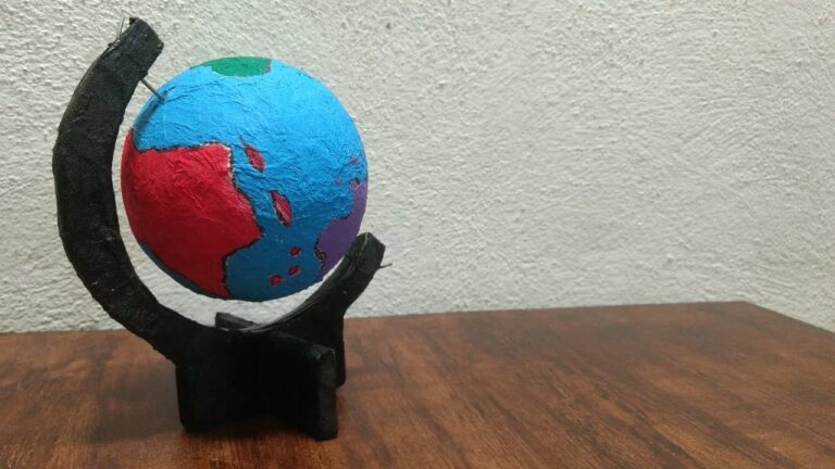 Como hacer globo terráqueo casero