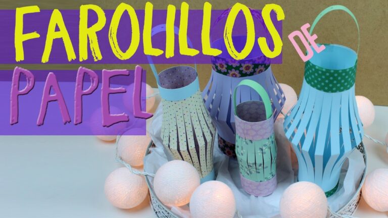 Como hacer farolillo de papel