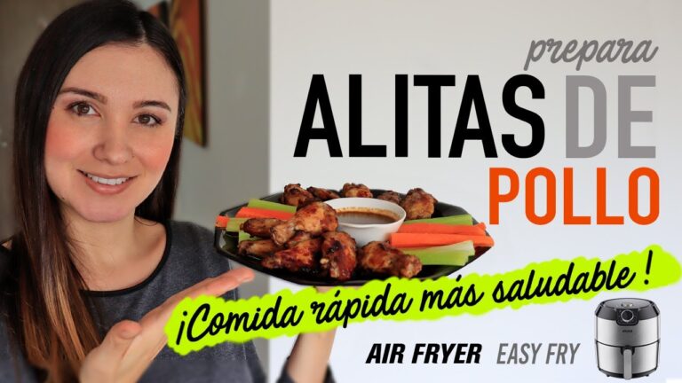 Como hacer alitas de pollo en airfryer