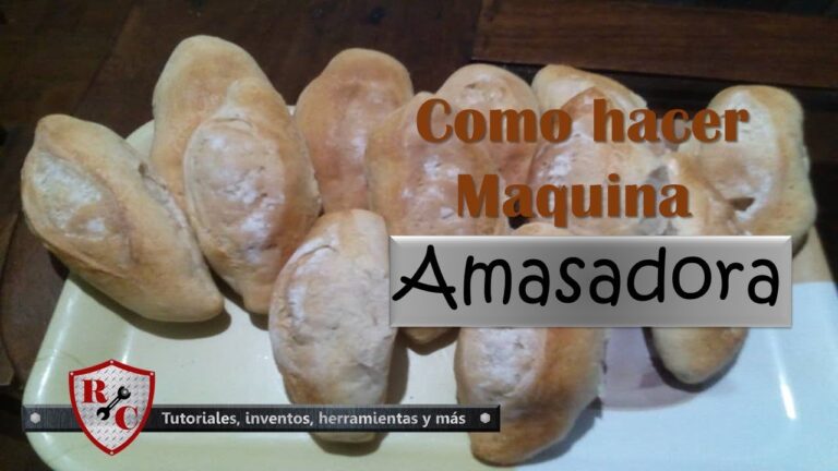 Como hacer una amasadora casera