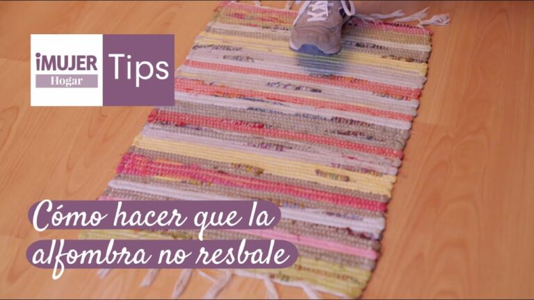 Como hacer alfombra antideslizante
