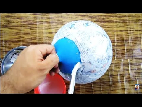 Como hacer jarrones de papel