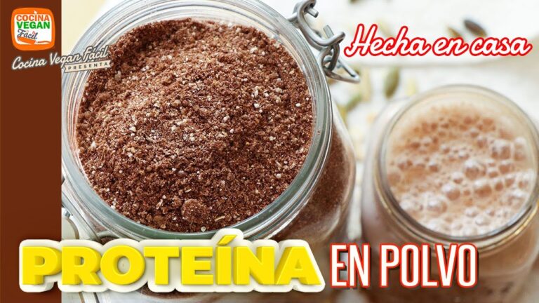 Como hacer proteina vegetal casera