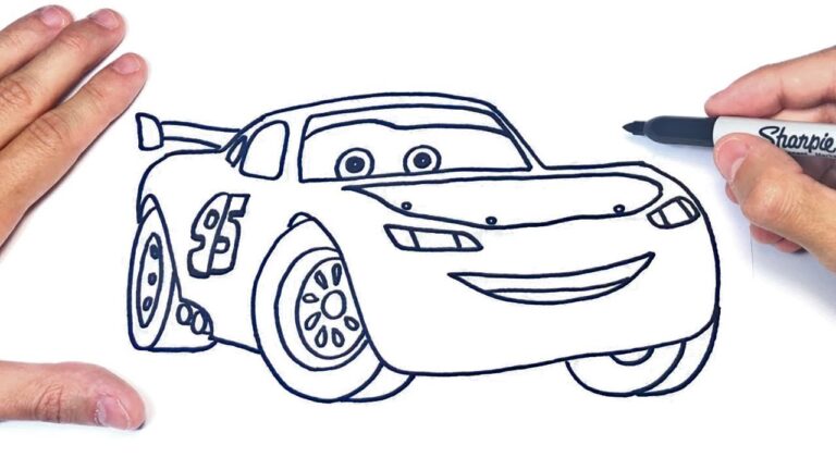Como hacer a rayo mcqueen