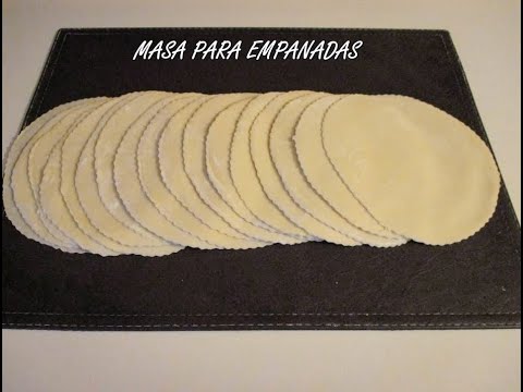 Como hacer masa casera para empanadas