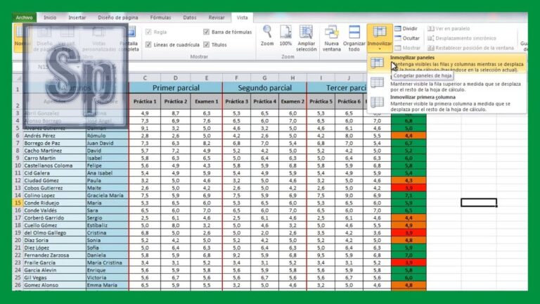 Como hacer que celdas no se muevan excel