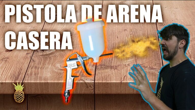 Como hacer una pistola de arenar casera