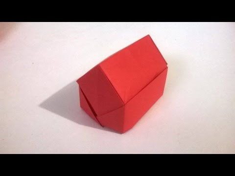 Como hacer casitas de papel
