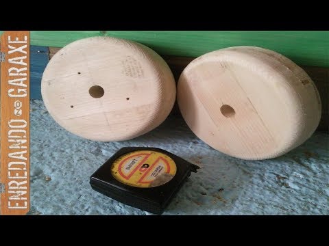 Como hacer ruedas de madera