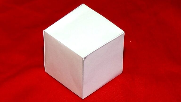 Como hacer cubos de papel