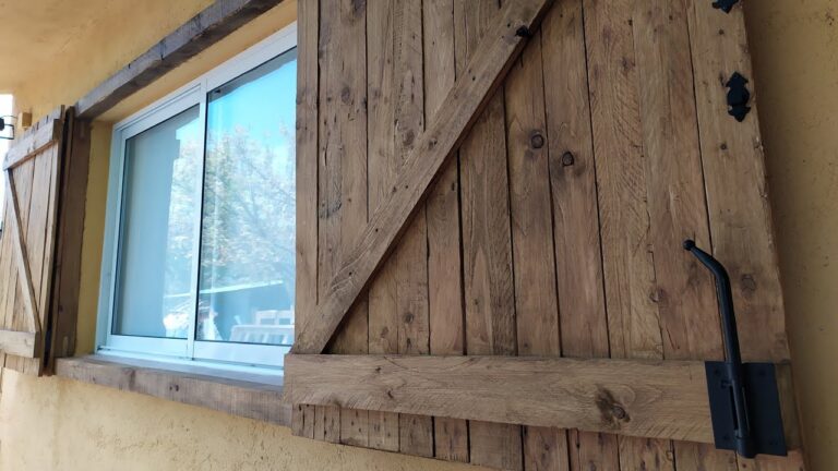 Como hacer contraventanas de madera