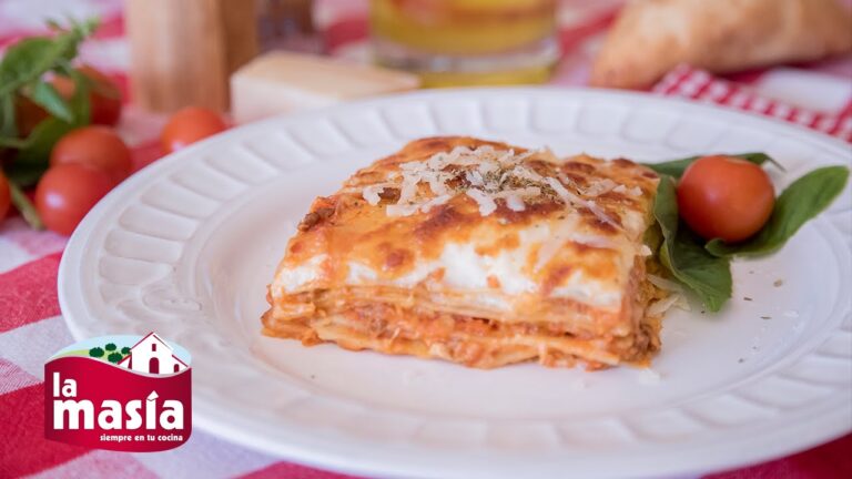 Como hacer lasaña boloñesa facil