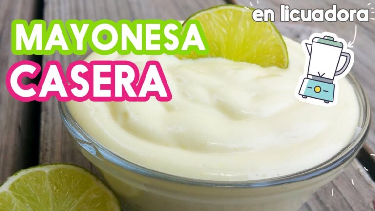 Como hacer mayonesa casera en licuadora