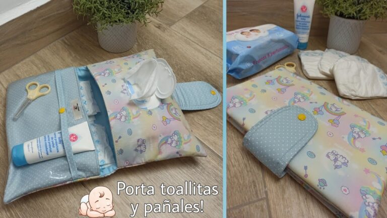 Neceser multitarea: Cómo hacer uno para pañales y toallitas