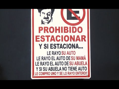 &iquest;Necesitas un cartel de ‘Prohibido Estacionar’? Aprende c&oacute;mo hacerlo en casa