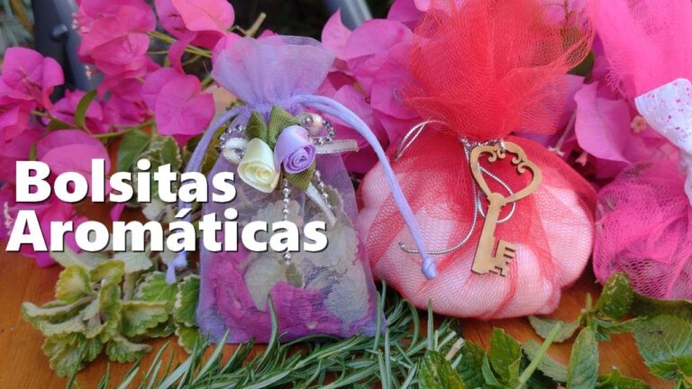 Aprende a crear tus propias bolsas aromáticas en casa!