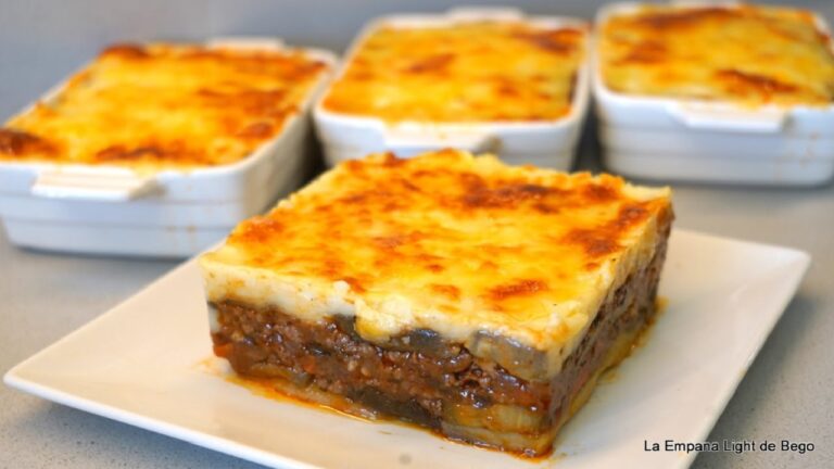 Descubre la aut&eacute;ntica receta de la moussaka de berenjenas en solo 5 pasos