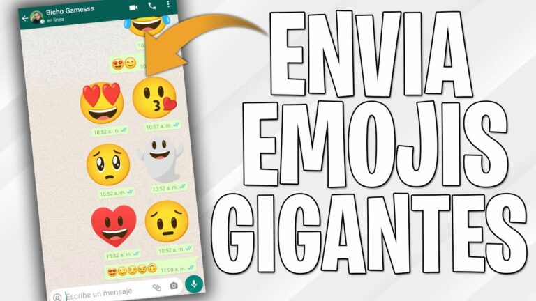 Descubre cómo hacer emojis gigantes en WhatsApp en tan solo unos clicks