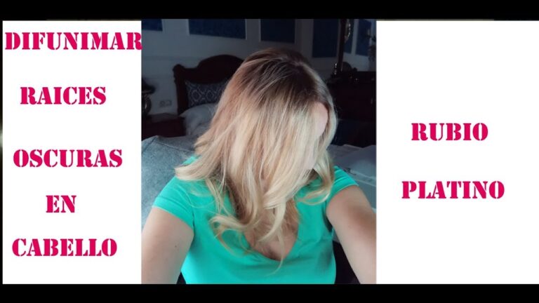 Consejos para crear raíces oscuras en cabello rubio en casa