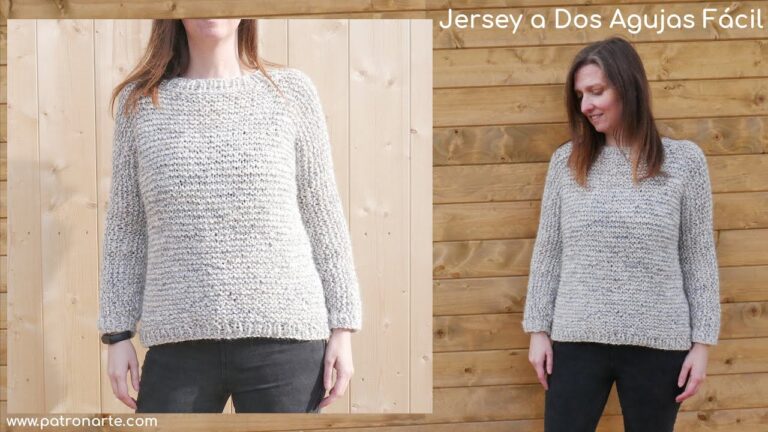 Ponte creativo: Cómo tejer un pullover de lana en casa.