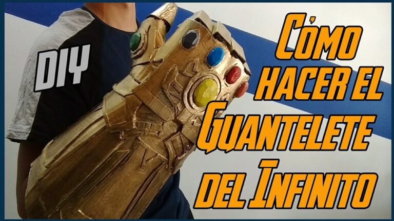 Aprende cómo hacer el Guantelete de Thanos en solo 5 pasos
