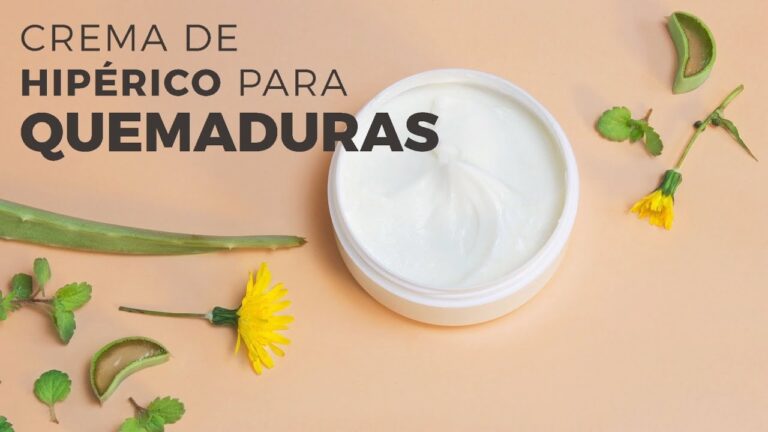 Aprende a preparar tu propia crema de hipérico en casa