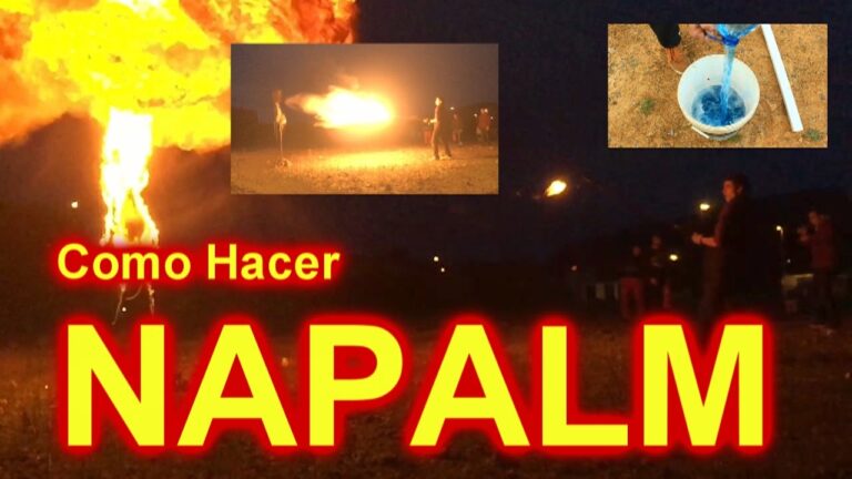 Aprende a crear napalm con jugo de naranja en casa