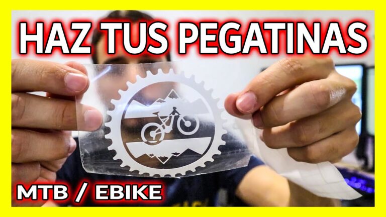 Aprende cómodamente a crear tus propias pegatinas para tu bici