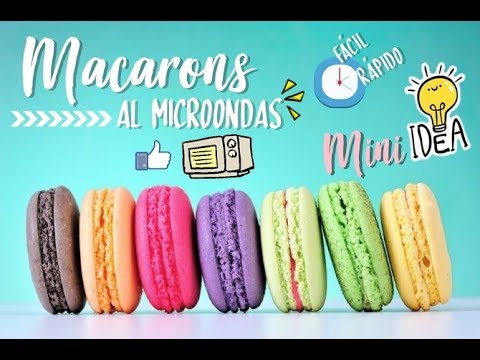 Macarons deliciosos en minutos: aprende a hacerlos en microondas