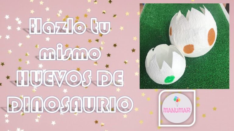 Decora con estilo: Aprende a hacer huevos de dinosaurios en casa