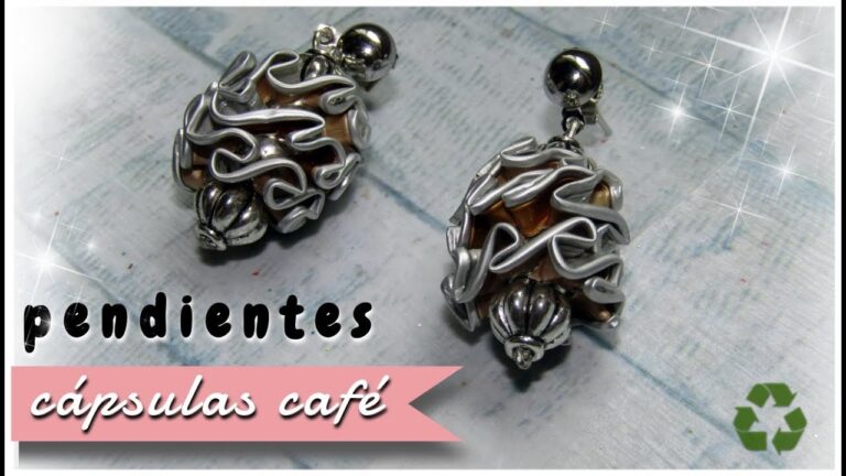 Crea pendientes únicos: recicla cápsulas de café