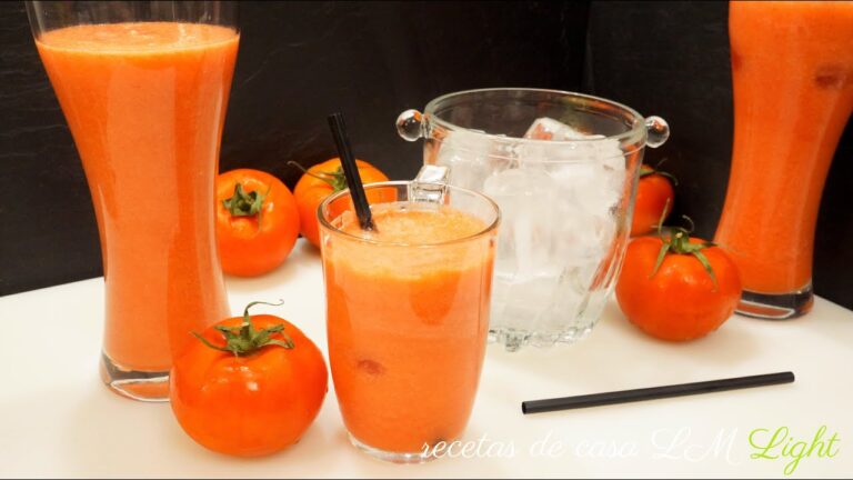 Descubre la receta para hacer un delicioso zumo de tomate en casa