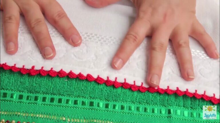 Decora tus prendas con estilo: Aprende a hacer borde de crochet en tela