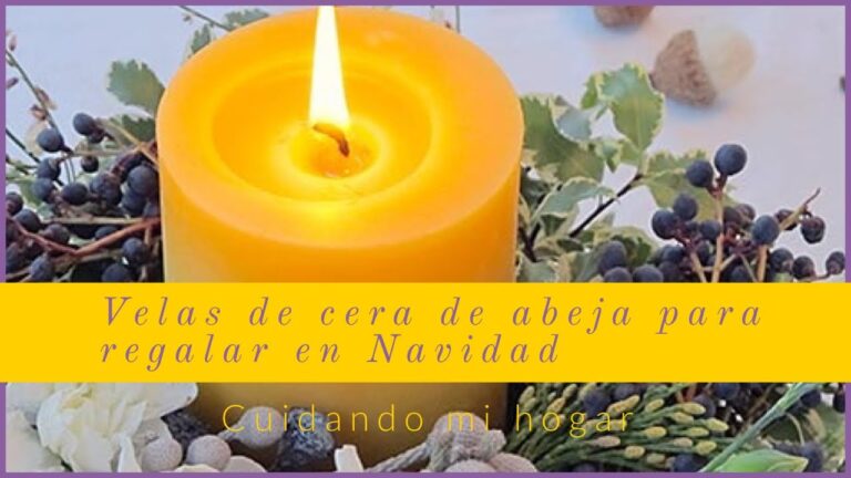 ¡Descubre cómo crear tus propias velas con cera de abejas en casa!