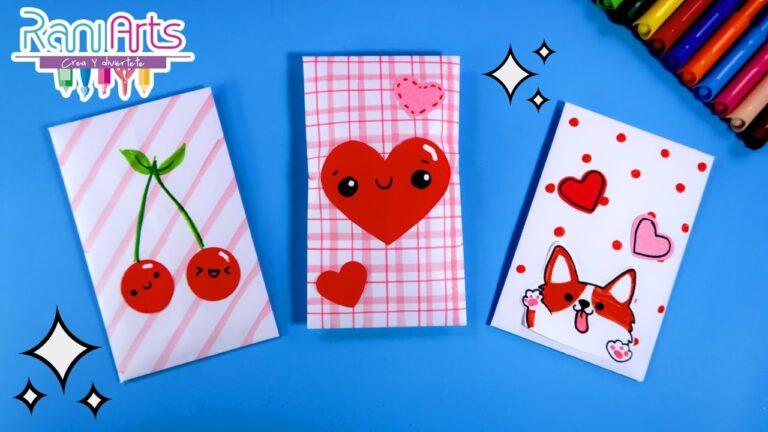Aprende a hacer sobrecitos de papel para un regalo perfecto en solo minutos