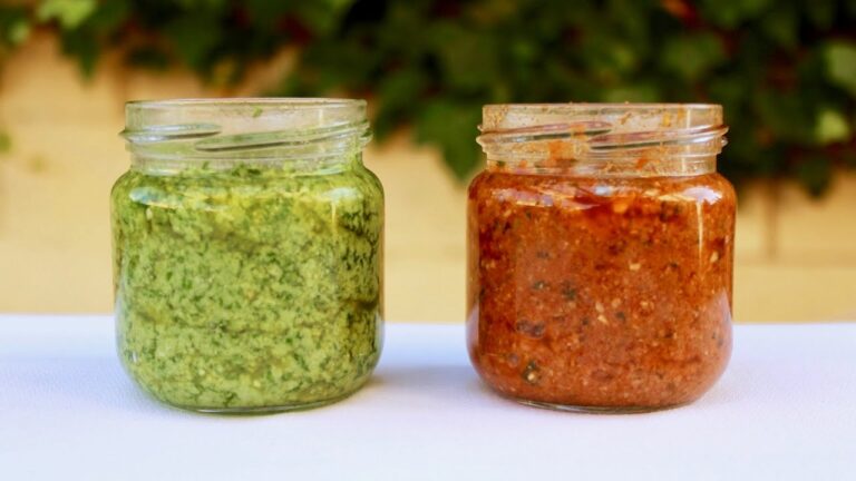 Aprende en pocos pasos cómo preparar pesto rojo casero