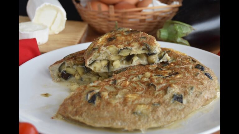 Deliciosos bocados: Aprende a preparar tortilla de berenjenas y queso en casa